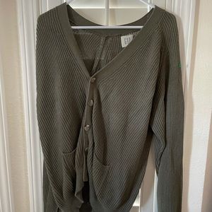 Olive cardigan